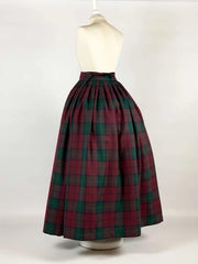 Plaid Skirt in Lindsay Tartan - Atelier Serraspina